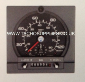 IVECO DAILY 1318 VDO ANALOGUE TACHOGRAPH HEAD SQUARE BLACK BEZEL 140KPH/90MPH