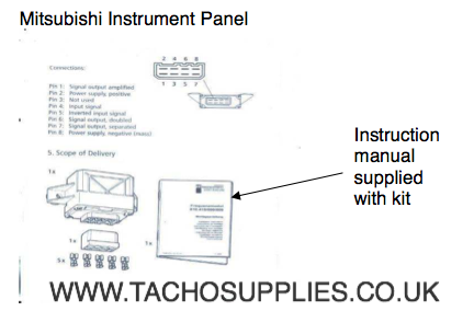 Mitsubishi L200 Tachograph Fitting, Digital Tachograph Wiring Diagram